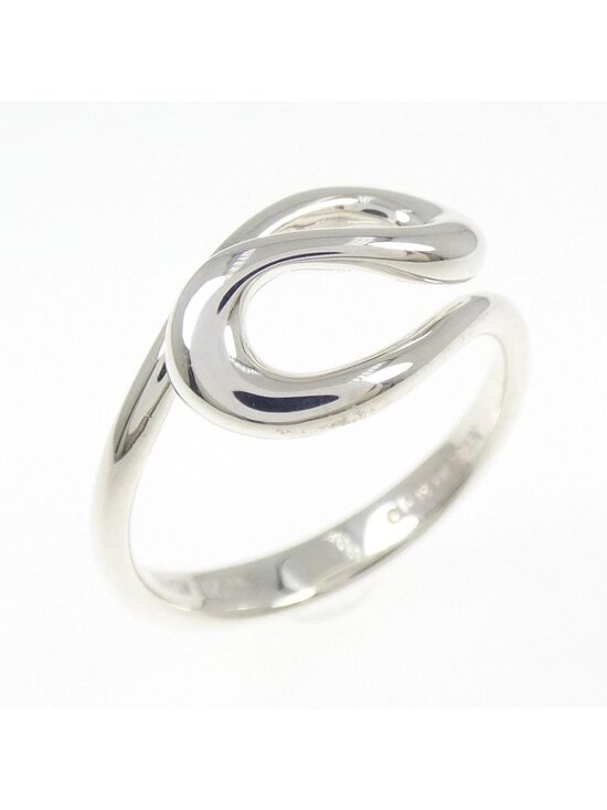 Tiffany & Co Sterling Silver Wave Peretti Band Ring Size 6  Tiffany & Co Open Wave Ring